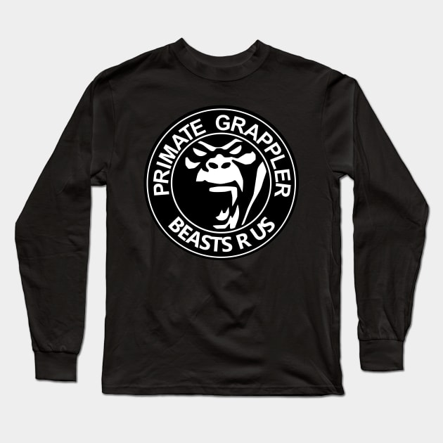 Primate Grappler - Beasts r US Long Sleeve T-Shirt by undersideland